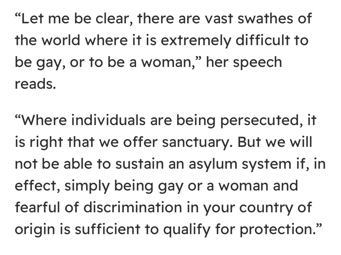 These are the words of the UK Home Secretary…. Let me say that again… the UK HOME SECRETARY.