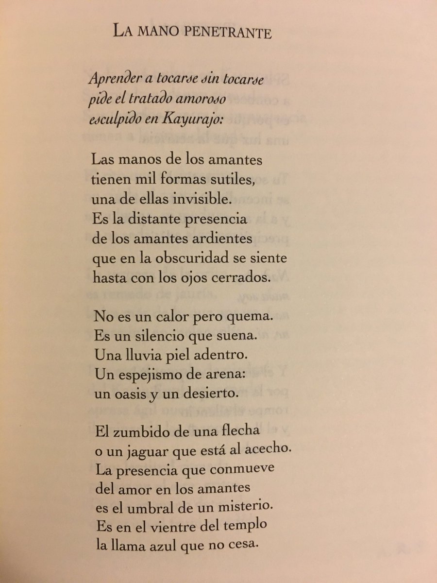 poemasladc's tweet photo. La mano penetrante, de Alberto Ruy Sánchez. https://t.co/rSoL2MpZRu