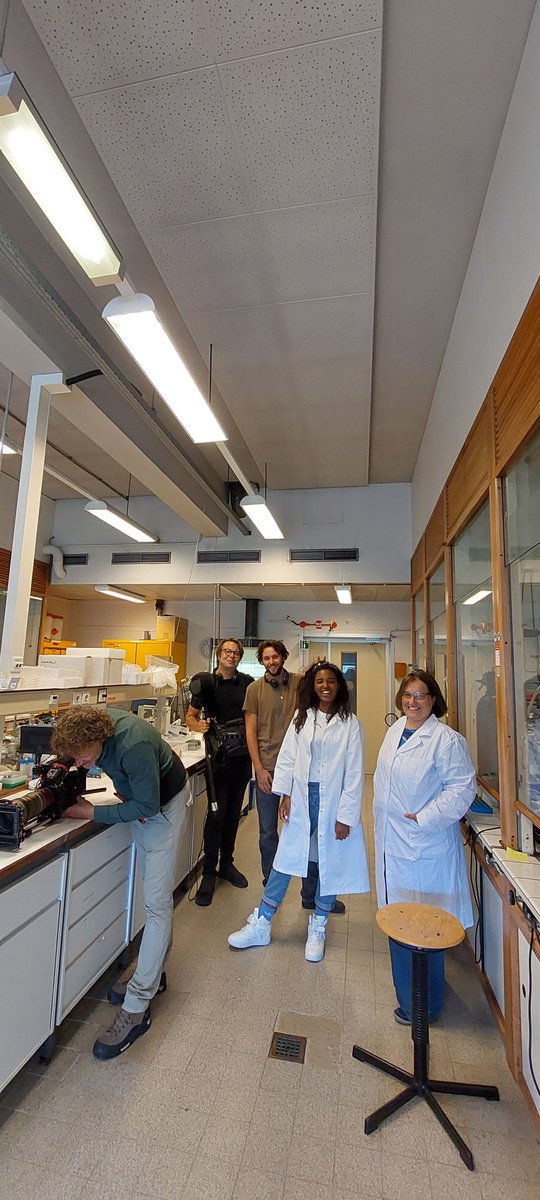 luzylein's tweet photo. Today (if they did not cut us out) you can see our labs of @ZernikeInst at @univgroningen at @KvW.
Always great fun when they visit.
But I hope next time we can show of our brand new labs in the #FeringaBuilding. https://t.co/mQVuX6WAjK