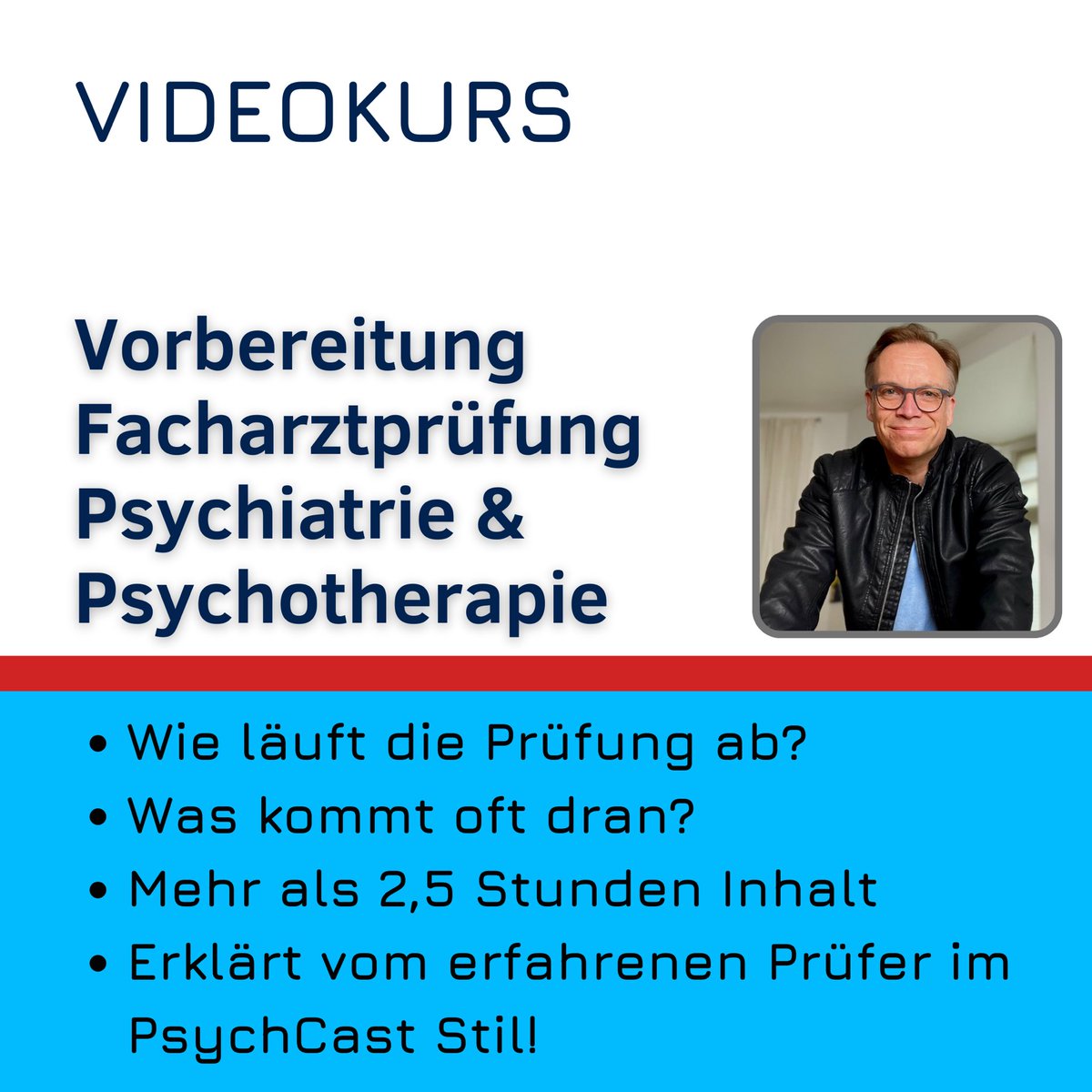 Du bereitest Dich auf die Facharztprüfung Psychiatrie und Psychotherapie vor? Dann schau mal bei meinem Videokurs vorbei: elopage.com/s/psychcast