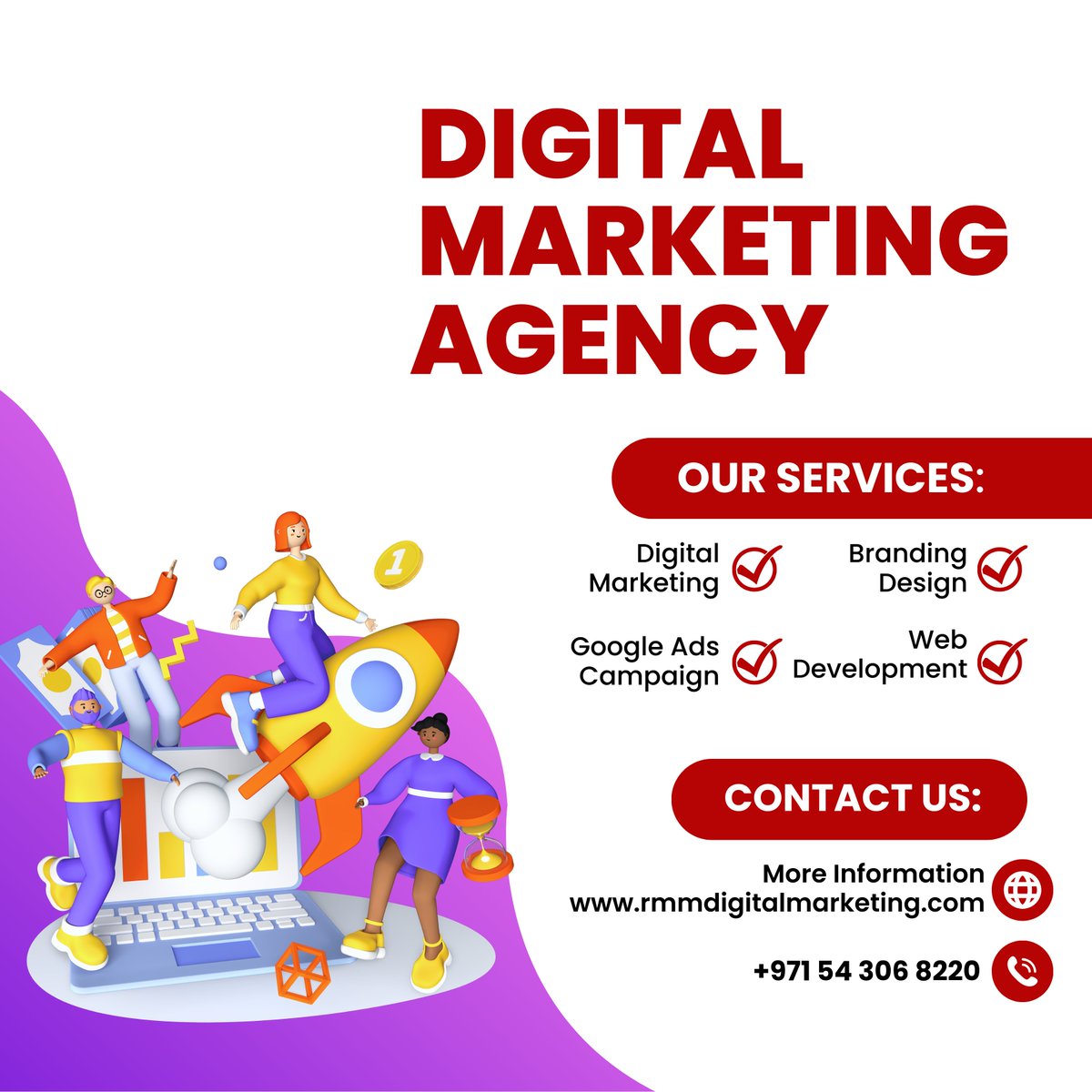 '🚀 Taking your brand to the next level through digital marketing excellence. Let's soar together!📈 #DigitalMarketingMasters'
#DubaiDigitalMarketing #DigitalDubai #MarketingMagicDXB #DubaiBusinessBoost #CityOfGoldMarketing #DXBOnlinePromotion
#UAEOnlineAdvertising #DubaiBranding