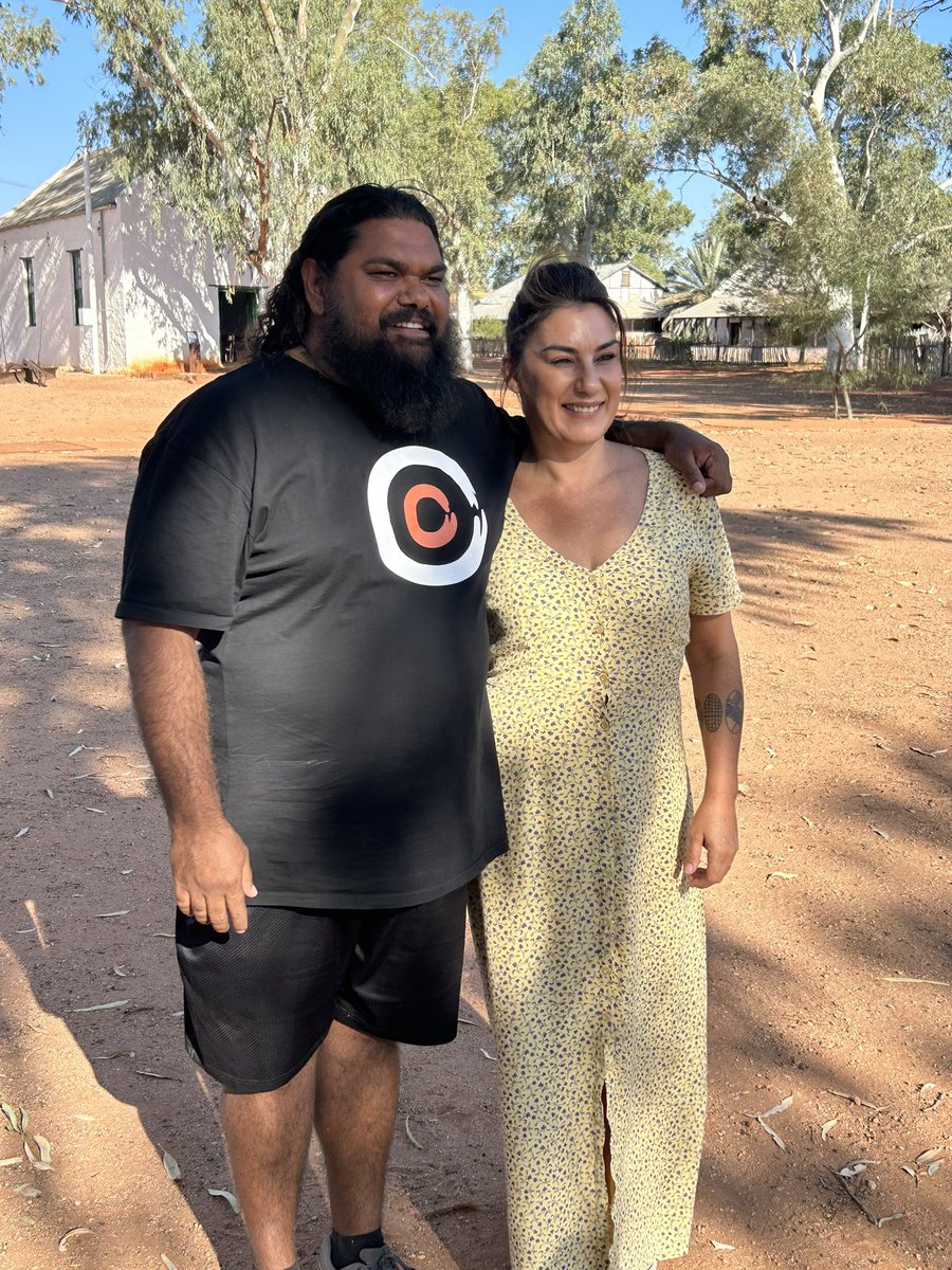 Was honoured to be invited onto Western Arrernte Country and sit with Elders and Community. Respectfully yarning about all things No and Yes