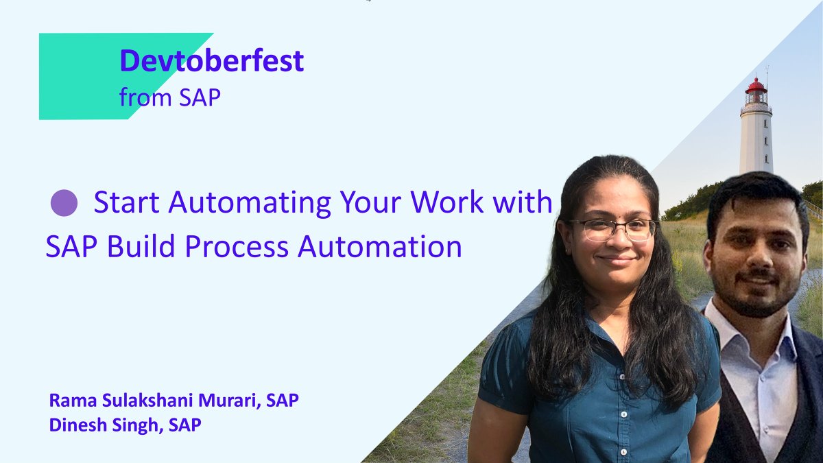 See all the SAP Build sessions for Devtoberfest here: youtube.com/playlist?list=…