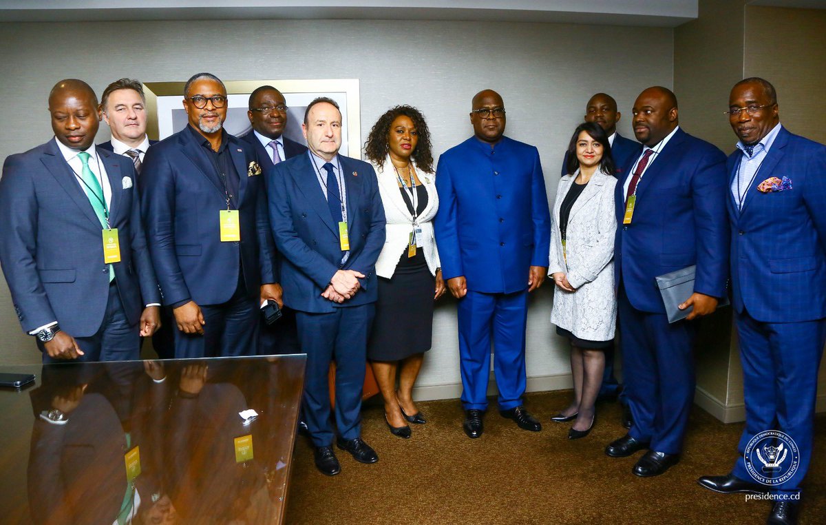 Eddy_Kioni's tweet photo. 1/2 Proud to have met  #DRC President  F. Tshisekedi and Chair of  Delphos International, R. Rahmani, last week in NYC.  @buenassa  commissioned Delphos to raise 350 millions USD for a copper &amp; Cobalt refinery in the Lualaba. Toll processing for industrial mines is the key target https://t.co/fXJIAuhRIm