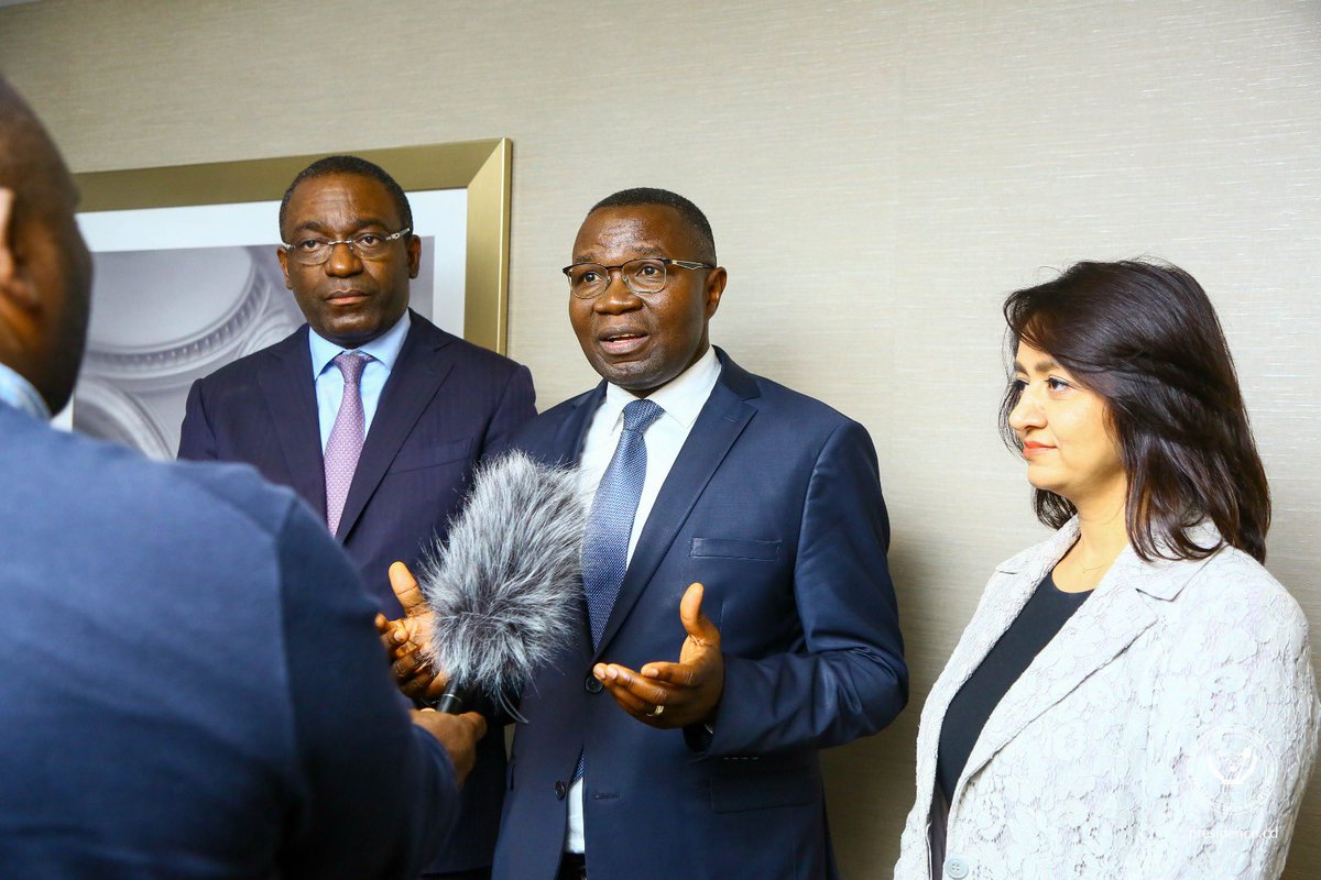 Eddy_Kioni's tweet photo. 1/2 Proud to have met  #DRC President  F. Tshisekedi and Chair of  Delphos International, R. Rahmani, last week in NYC.  @buenassa  commissioned Delphos to raise 350 millions USD for a copper &amp; Cobalt refinery in the Lualaba. Toll processing for industrial mines is the key target https://t.co/fXJIAuhRIm