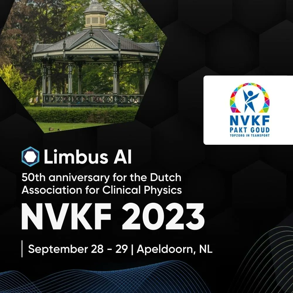 Join us at the 50th anniversary for the  NVKF conference taking place in Omnisport Apeldoorn, Netherlands, from Sept 28th-29th.

#NVKF #Apeldoorn #LimbusContour  #radonc #ai #autocontouring #medphys

Learn More: buff.ly/3ZvQmIQ
Schedule a Demo: buff.ly/3EgB8NZ