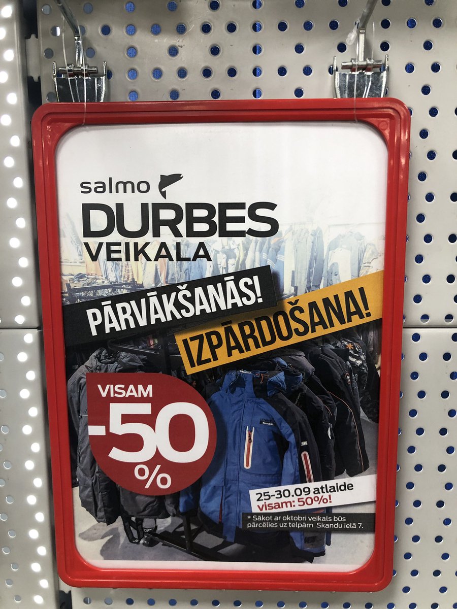 lillmonta's tweet photo. Aizbraucu vīram līdzi uz Salmo veikala izpārdošanu. Tik daudz laimīgus vīriešus ilgi nebiju redzējusi 😅visiem pilni groziņi. https://t.co/vqaFieyuYv