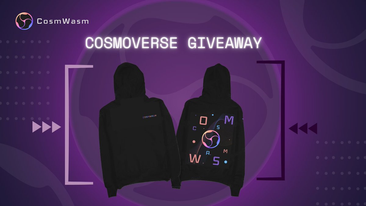 🌟🚀COSMOVERSE GIVEAWAY ALERT!🚀🌟

We're dropping an epic #giveaway for our incredible community at <a href="/CosmoverseHQ/">Cosmoverse | Cosmos Conference</a> in Istanbul.🇹🇷

🔥Who's ready to rock this awesome limited edition hoodie?😍

We're not holding back - THREE of you will strut away in style!🏅

Deets below.
👇🧵