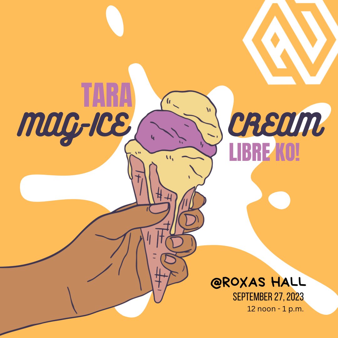 aureum2025's tweet photo. grabe 😩 ang 😮💨 init 🥵☀️🔥
hindi 🥺 mo 🤔 ba 🫣 ako 🫢
aayaing 🤨⁉️mag 🥺 ice 🥶 cream 😍 date? 😋🍦
Kitakits, tomorrow? We're hosting an ice cream party at Roxas Hall, 12 noon to 1 pm — and you can bring a plus one! 😉
#Titikman
#MEDWeek2023
#Ginhawa https://t.co/pEuoNuvE9i