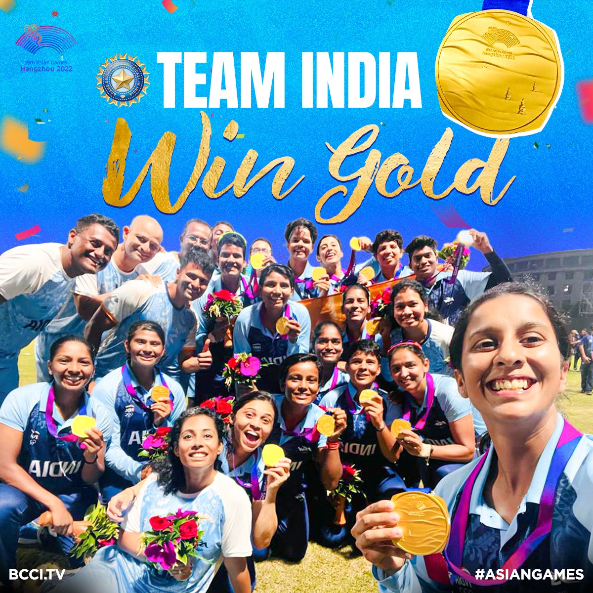 SadhguruJV's tweet photo. Congratulations Team Bharat on a splendid performance &amp; a medal galore! Best Wishes &amp; Blessings. -Sg  #AsianGames2023
@BCCIWomen
@OfficialNRAI
@Media_SAI https://t.co/IfQjIrfbNG