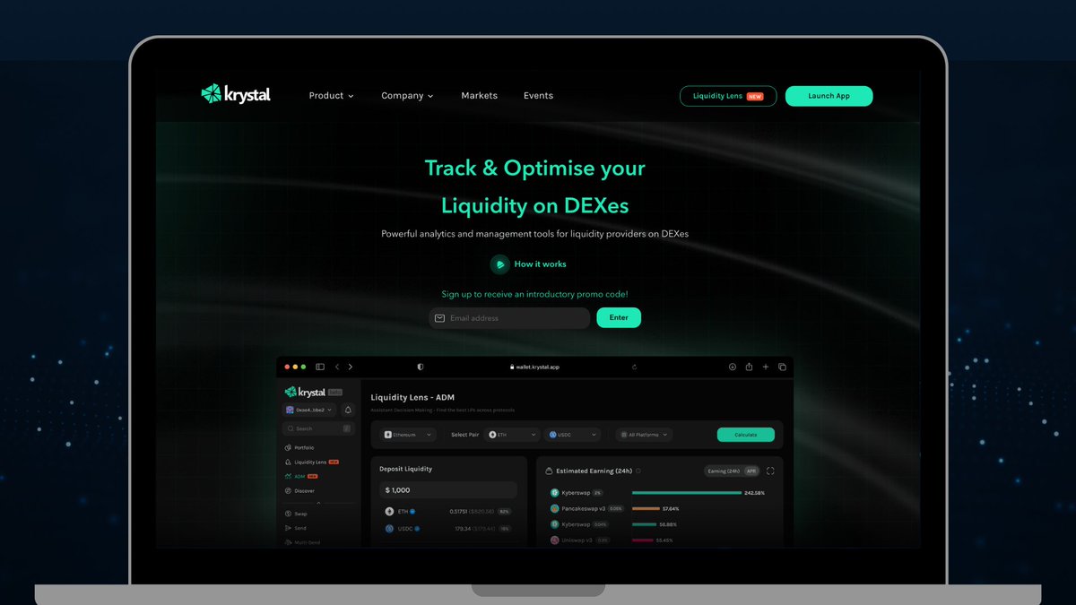 Launching 🔥 MORE TOOLS 🔥  for liquidity providers to TRACK &amp; OPTIMISE your liquidity on DEXes - you heard it here first 🚨

✅ Identify Optimal LP Strategy
✅ True LP Profit Analysis on leading DEXes <a href="/Uniswap/">Uniswap Labs 🦄</a> <a href="/KyberNetwork/">Kyber Network</a> <a href="/PancakeSwap/">PancakeSwap</a>

Sign up to receive early benefits at