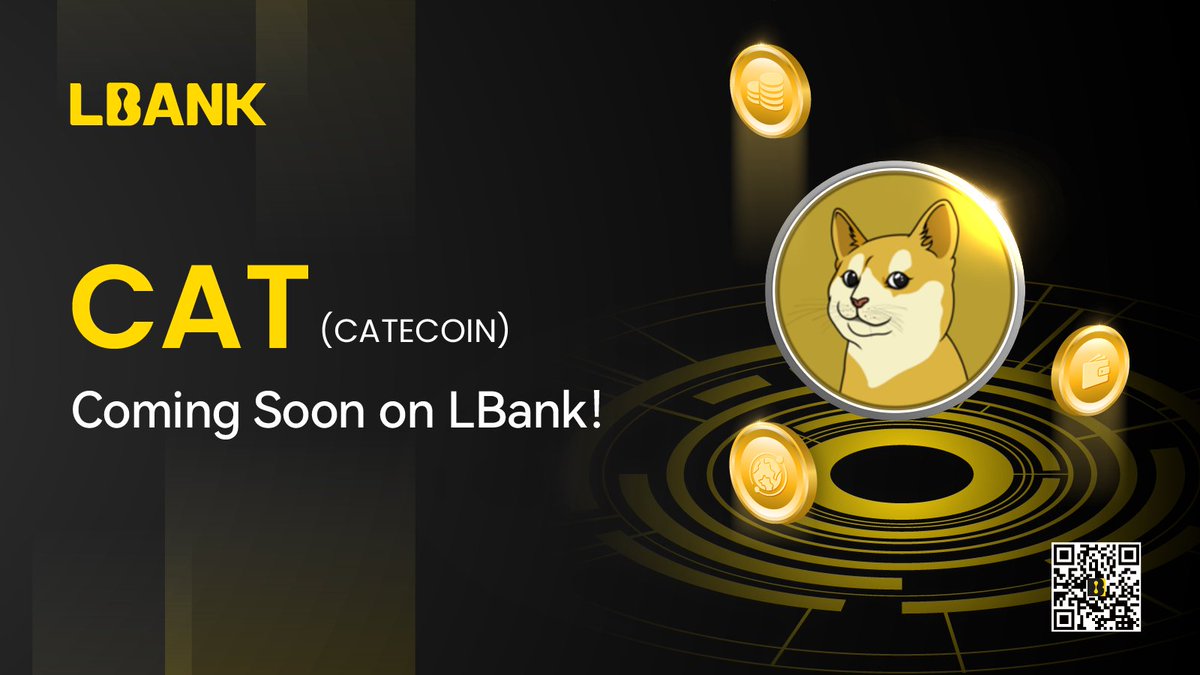 🚀 Upcoming Listing

🌟 $CAT (CATECOIN)  will be listed soon on LBank！<a href="/catecoinerc20/">CateCoin</a>

💗Details: support.lbank.com/hc/en-gb/artic…