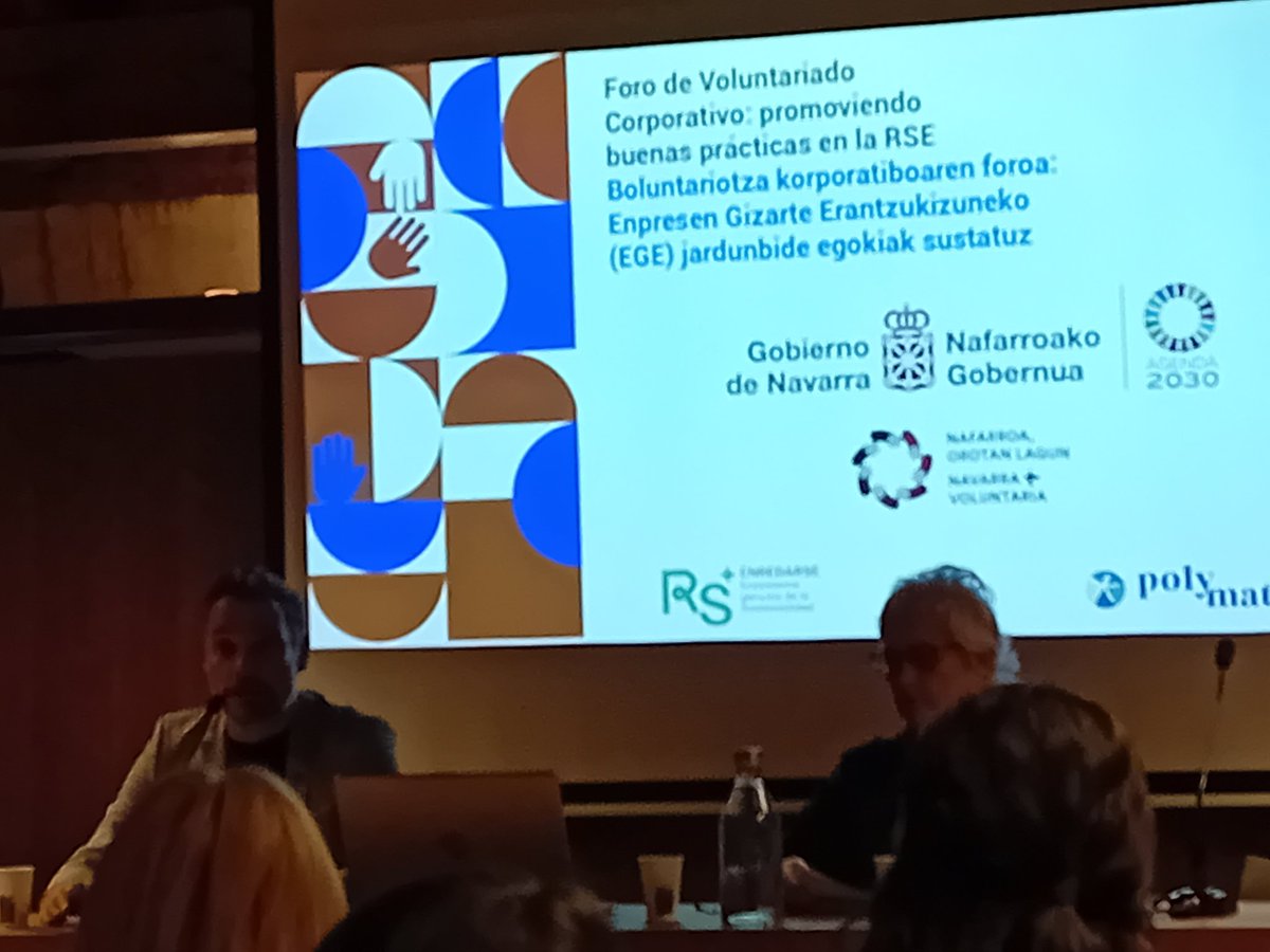 Hoy estamos en Pamplona en el foro de #voluntariado corporativo donde tendremos ocasión de desarrollar un taller sobre cómo crear un plan de voluntariado corporativo.
¡empezamos! <a href="/parlamentoNA/">Parlamento de Navarra / Nafarroako Parlamentua</a>