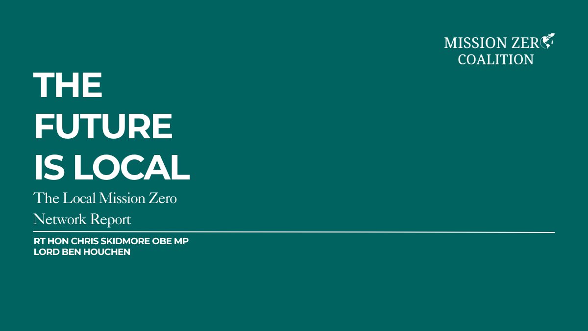🚨 | UK100 is delighted to attend <a href="/CSkidmoreUK/">Rt Hon Chris Skidmore</a> and <a href="/BenHouchen/">Ben Houchen</a>'s "The Future Is Local" launch event this morning to learn more about @coalition_zero's flagship new report on local #NetZero.

Full report: missionzerocoalition.com/local-mission-…

Key recommendations👇