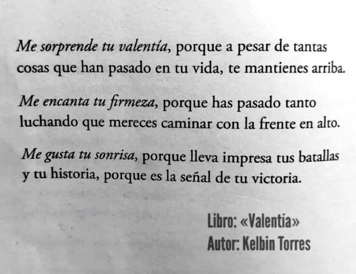 Valentía by Kelbin Torres
