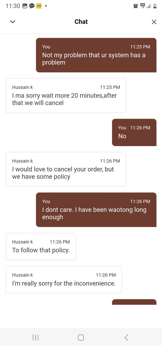 MHarandah's tweet photo. Unfortunately our Saudi companies should have better customer service.  This is a bad example of the excellence of customer services. @HungerStation https://t.co/7RGEMWZZD2
