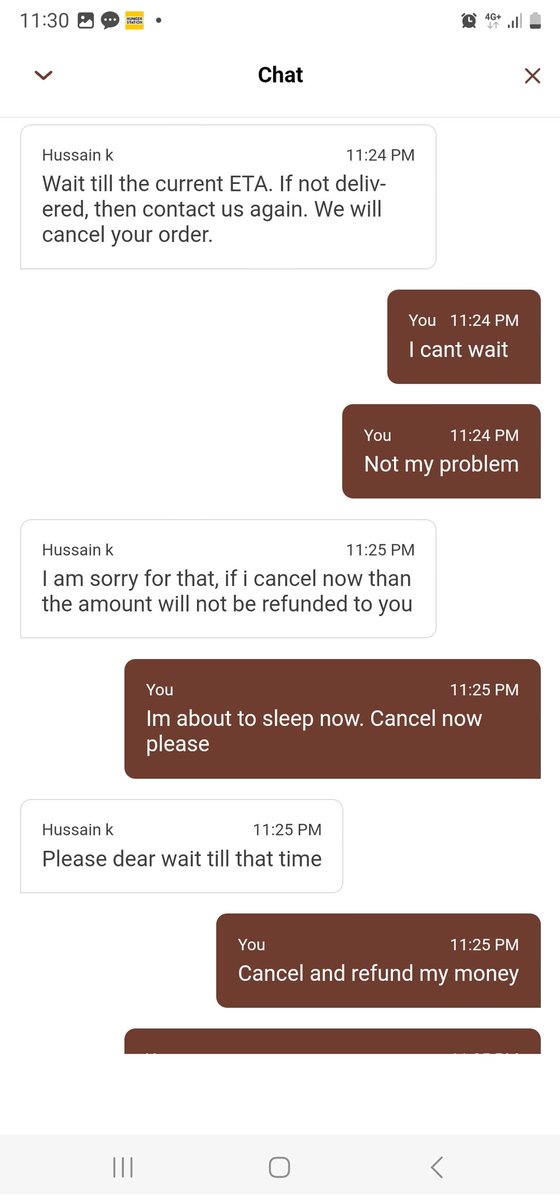 MHarandah's tweet photo. Unfortunately our Saudi companies should have better customer service.  This is a bad example of the excellence of customer services. @HungerStation https://t.co/7RGEMWZZD2