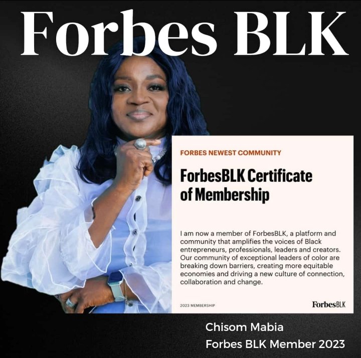 Joining ForbesBLK Today! 
A global community of Black entrepreneurs, leaders and creators that are driving systematic change in business, culture. Continue in the pursuit of success as we drive a culture of connection📌
#ForbesBLK
#ForbesBLKSummit #ForbesBLKMember
#growithchisom