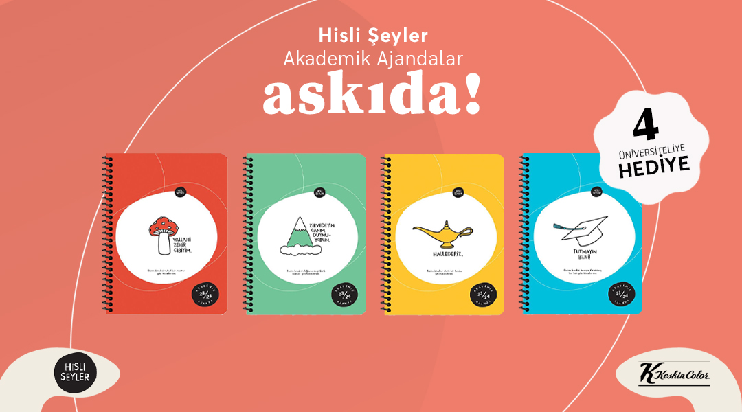 Askıda <a href="/keskin_color/">Keskin Color</a> desteğiyle “Hisli Şeyler Akademik Ajanda” var! RT'leyen 4 üniversiteliye hediye!