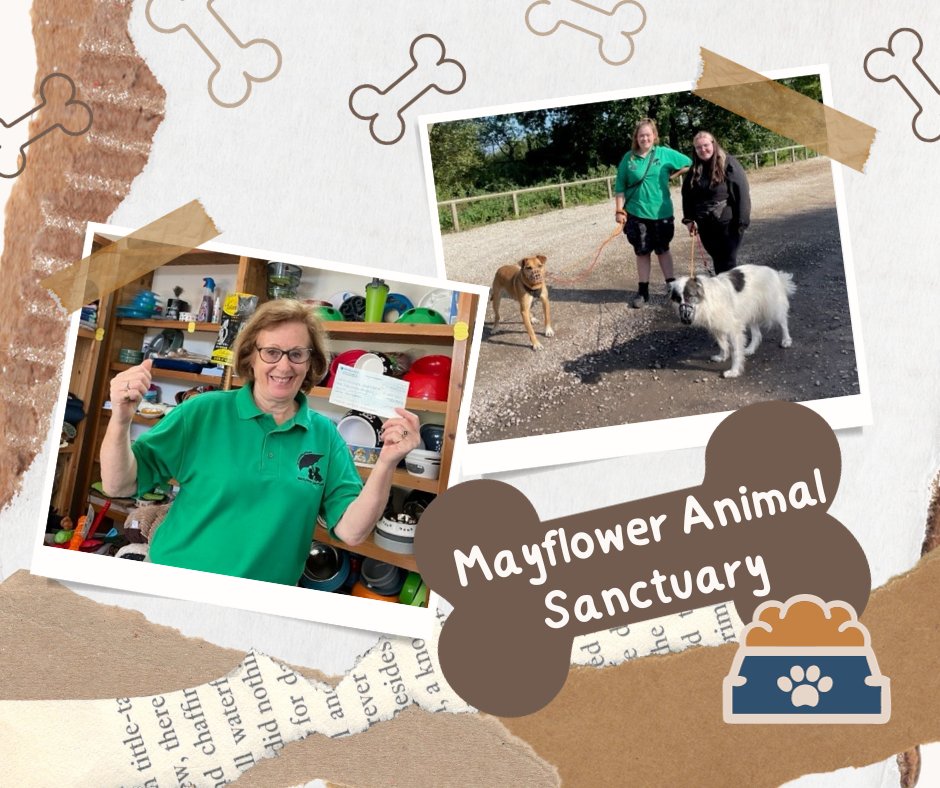 We're so pleased to have been able to finally hand over a cheque for £1000 to Mayflower Animal Sanctuary following our recent fundraising efforts here at Meadow View. #fundraising #adultcare #socialcare @MayflowerAnimal