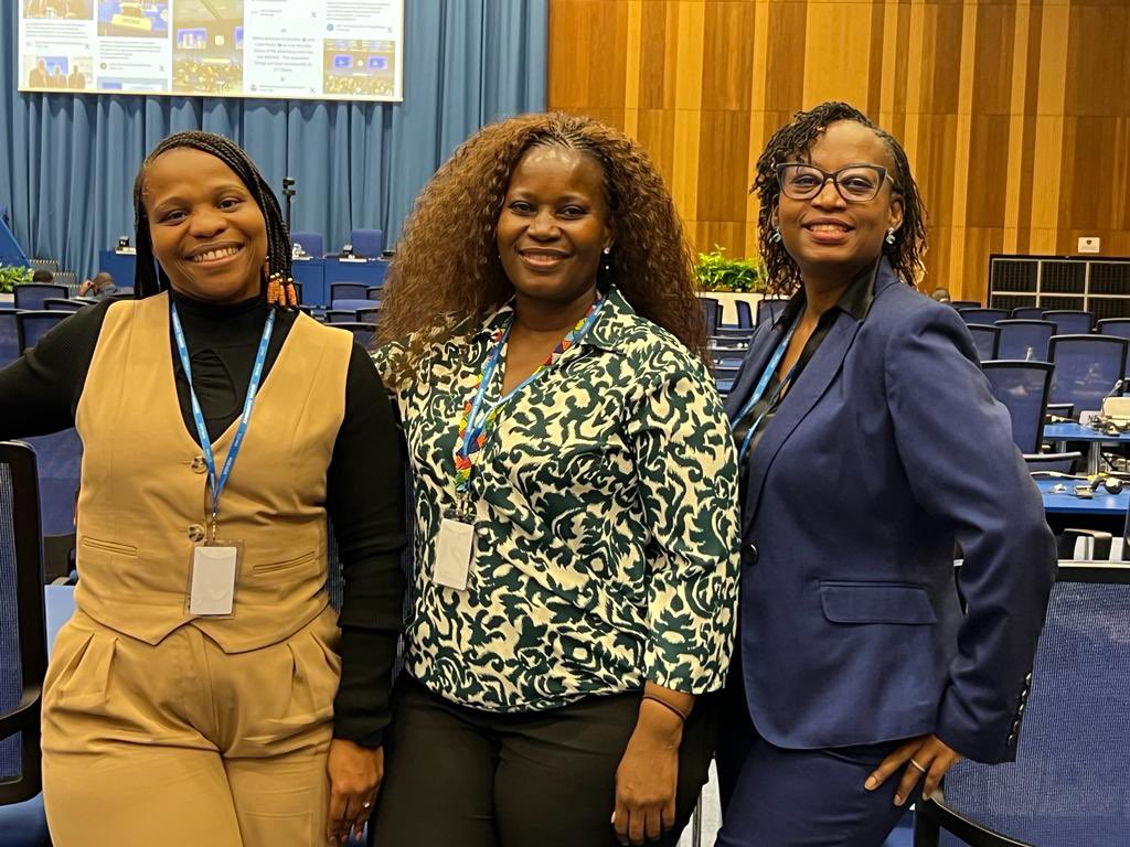 NRWDI is attending the 67th General Conference of the IAEA. The General Conference takes place in Vienna, Austria, from September 25 to September 29

Representing NRWDI are the Board Chairperson, Ms Dorah Modise; CEO Dr Margaret Mkhosi; &amp; Acting CTO, Ms Mbuthokazi Khobo.

#IAEAGC