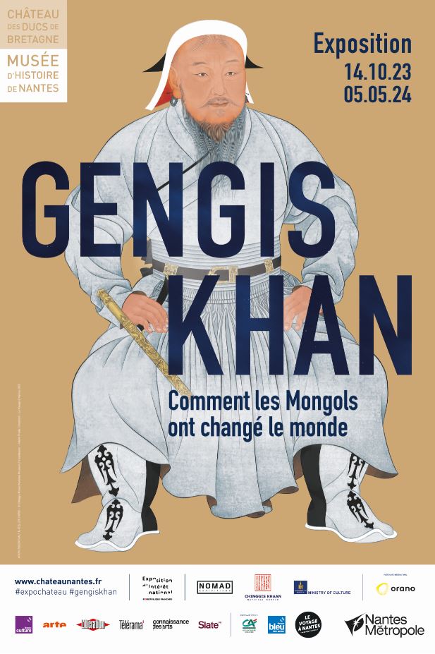 🇲🇳 🇫🇷 For the first time in France, a museum dedicats an exhibition to Genghis Khan and shows how the mongols changed the world in the 13th centurie.