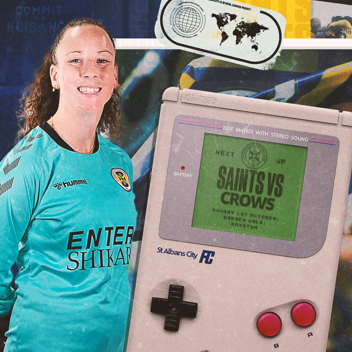 🆚 Royston Town
📆 Sunday 1st October
⏰ 2pm Kick-off
🏟️ Garden Walk
📍 SG8 7HP
🏆 Vitality Women's FA Cup

#SACFC 😇