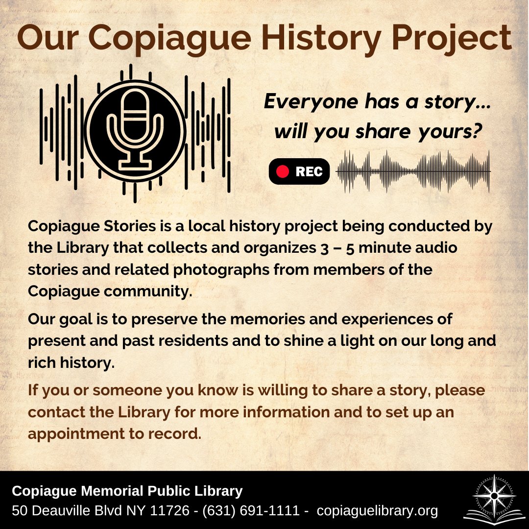 CopiagueLibrary's tweet image. 