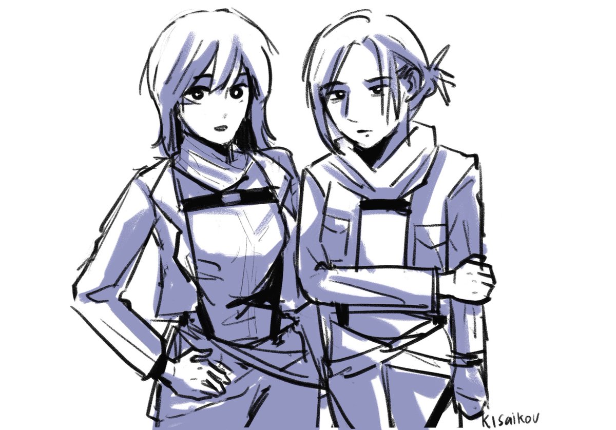 kisaikou's tweet photo. girls #AttackOnTitan https://t.co/5qsw4nAoR2