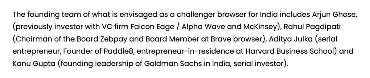 agrawalrohit_'s tweet photo. @medianama this is just another attempt to cash in on 'Made In India' slogan.
Copy of #Brave browser.
Even the name is a direct copy : Brave -> Veera 🤡

#tech 
Provider of reward-based browsers for consumers
LOL https://t.co/8FeYaiMgwT