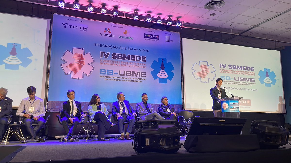 Southern 🇧🇷 Brazil EM conference getting started, in the birthplace of the specialty in the country - PORTO ALEGRE! 

#SBMEDE23