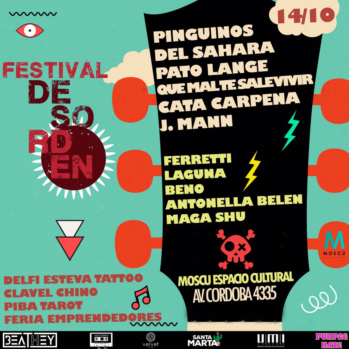 jmannmusic's tweet photo. I'll be playing with the band (Emiliano Jelicié on drums and Freddy Valeriani on bass) at "Festival Desorden" at Moscu Espacio Cultural (Av Cordoba 4335, CABA, Buenos Aires) on October 14, 2023. https://t.co/U0XblgjTNY