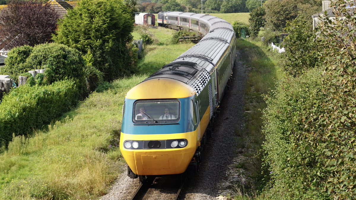 GeorgeMCooper's tweet photo. Quick trip out from Swanage to Bournemouth and back - managed to get a photo of “The Pines Express” from Leeds as it approaches @SwanRailway today. Lots of money raised for a great cause! https://t.co/7a5feq7k6T