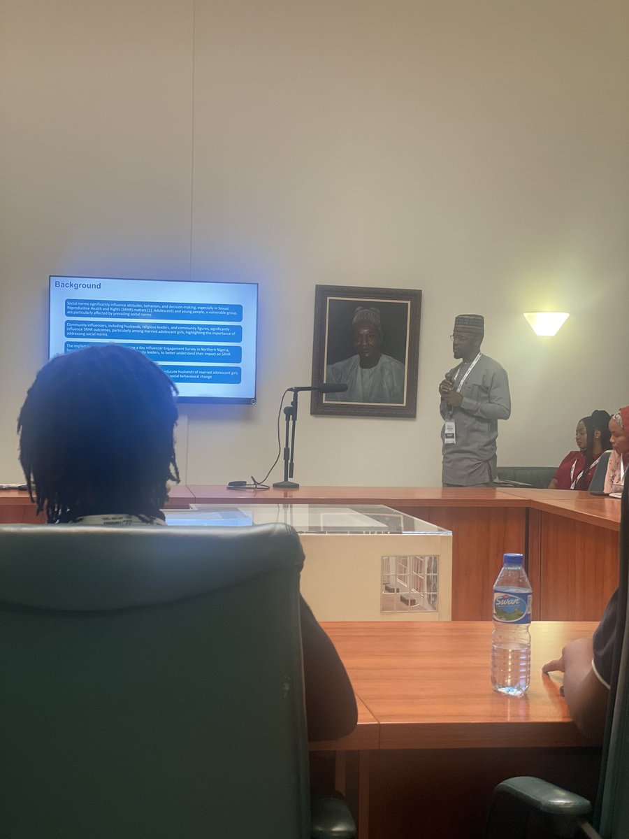 a360nigeria's tweet photo. Happening now!! A360’s Youth innovation Officer Farouk Umar Abdullahi presenting on Exploring the Influence of Social Norms on Adolescent and Young People's Sexual Reproductive Health and Rights: Key Influencer
Engagement in Northern Nigeria.
#normsshifting #SNLC2023 @SFHNigeria https://t.co/wwj9yYsAio