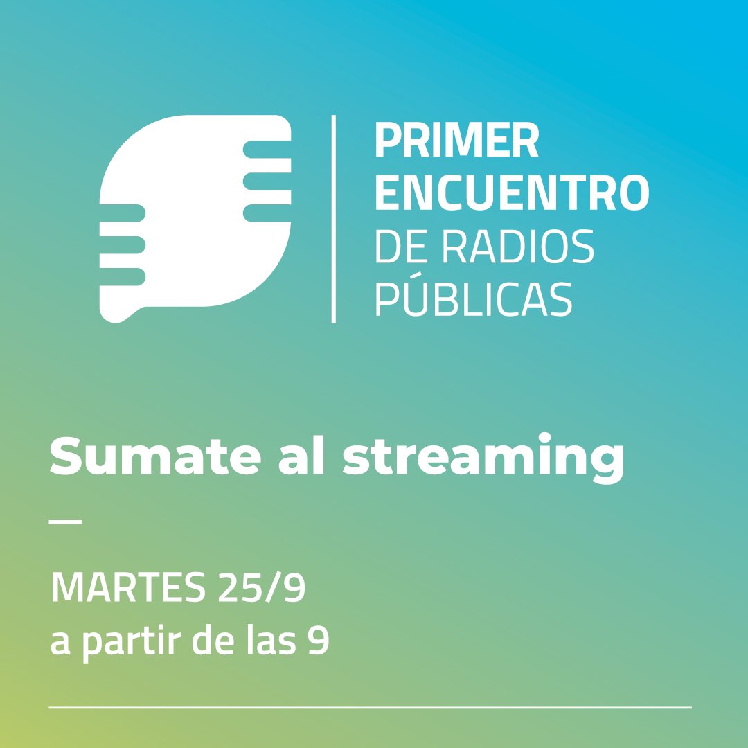 EN VIVO | Primer encuentro de radios públicas con la presencia del jefe de Gabinete, <a href="/RossiAgustinOk/">Agustín Rossi</a>, y el secretario de Medios y Comunicación Pública, Juan Ross.

Seguí la transmisión en youtube.com/live/rtfY9xWSO…