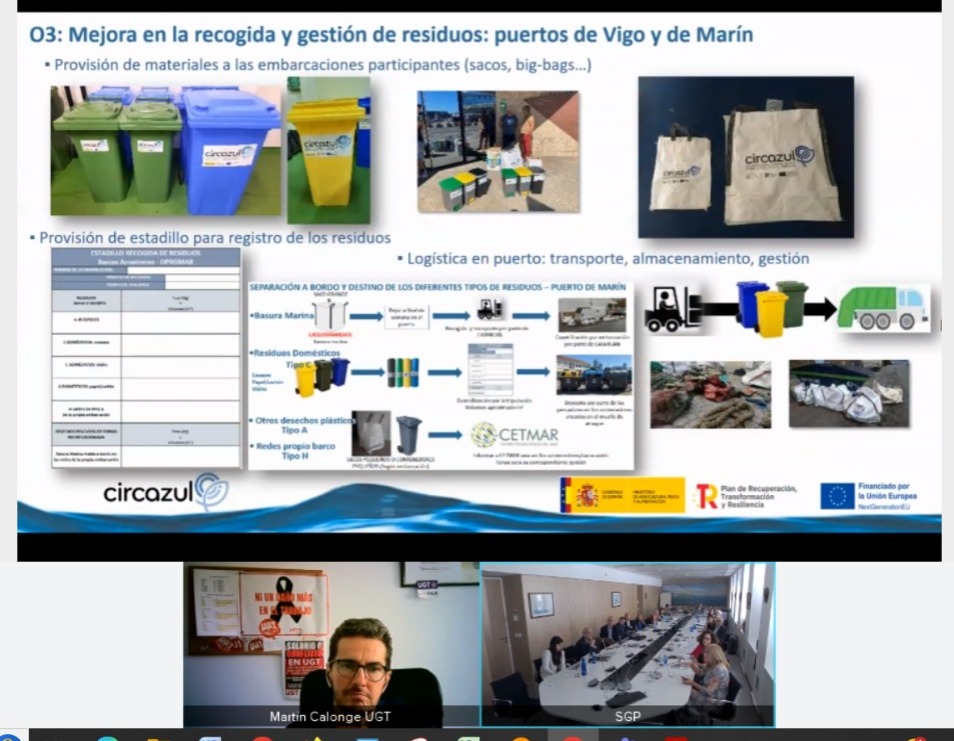 FundacionCETMAR's tweet image. Hoy estamos en #Madrid, en la Secretaría General de Pesca en el @mapagob, participando en la jornada final de proyectos sobre #CrecimientoAzul, donde presentamos los resultados de #Circazul y los avances hacia la circularidad en los residuos del sector pesquero