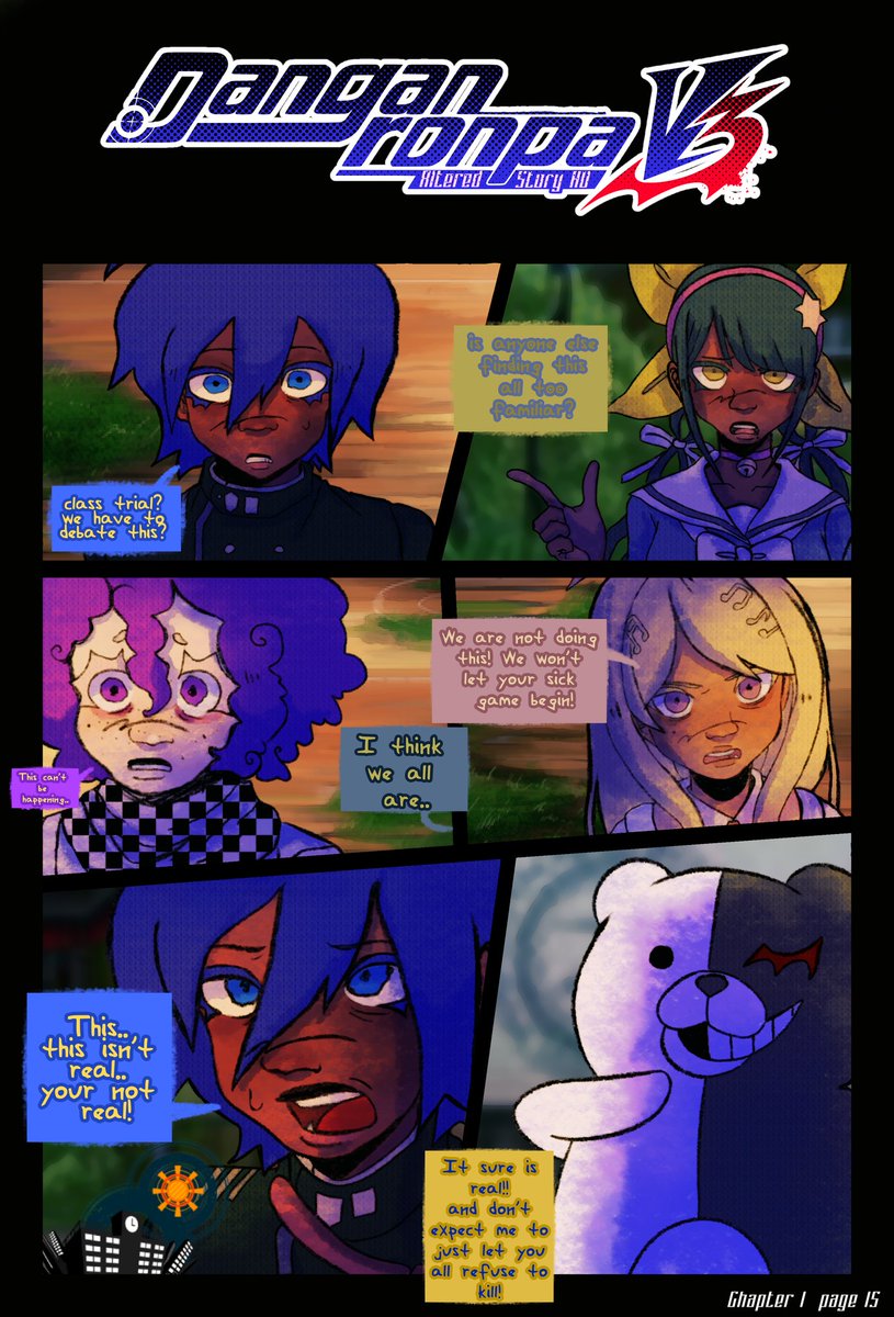 V3AlteredStory's tweet photo. We are back! And I improved my art style a bit so yay
#danganronpa #danganronpav3 #danganronpaAU #V3AlteredStoryAU https://t.co/zG3tcFYRiB