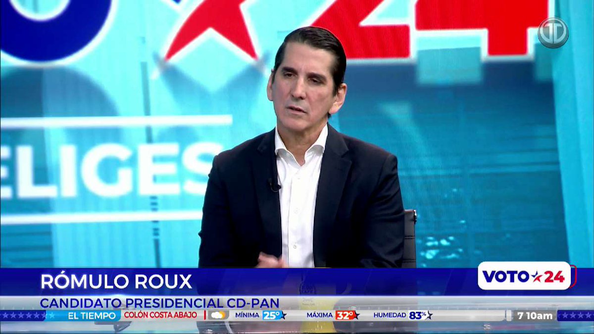 "Hemos dicho desde el día uno que esta alianza busca cambiar el sistema actual, corrupto y clientelista, que es la causa de los problemas de Panamá", <a href="/romuloroux/">Rómulo Roux</a> #Voto24 #TReporta