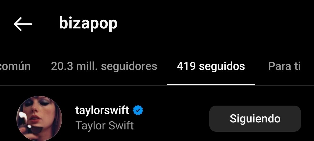 milibarrionnuev's tweet photo. bizapop y empezo a seguir a taylor? se vienen cositas.... https://t.co/fZwIaq0m3i