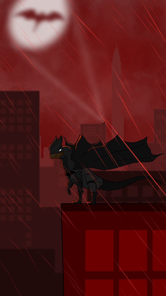 The Dark Knight
Bringing Dilo Batman back cus of spooky-season

#Batman #Dilophosaurus #DinosaurArt