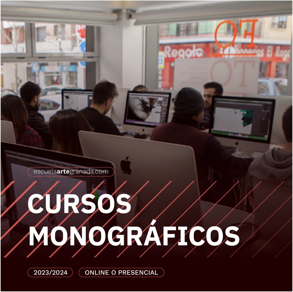 📣Conoce nuestros cursos monográficos. Especialízate y amplia conocimientos sobre el sector que más te interese.
Más información en nuestra web ⬇ : escuelaartegranada.com

#sketchup #vray #WordPress #inteligenciaartificial #marketing #photoshop #premiere #fotografia #figma