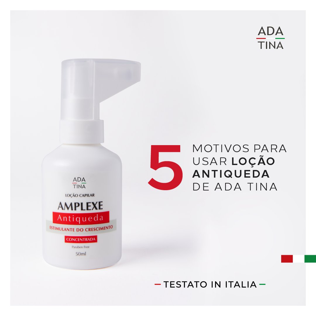 ADATINA's tweet photo. Despeça-se da queda de cabelo com o poder da Loção Amplexe Antiqueda! ❤️

Com o Amplexe Shampoo Antiqueda, esta fórmula possui eficácia comprovada em apenas 30 dias, transformando seus fios. 🇮🇹

Tenha cabelos mais bonitos, fortes, volumosos, saudáveis e livres da queda! ✨

#adatina #tratamento #cosmético #dermocosmético #haircare #antiqueda #quedacapilar #cabelo #hair #loçãoantiqueda