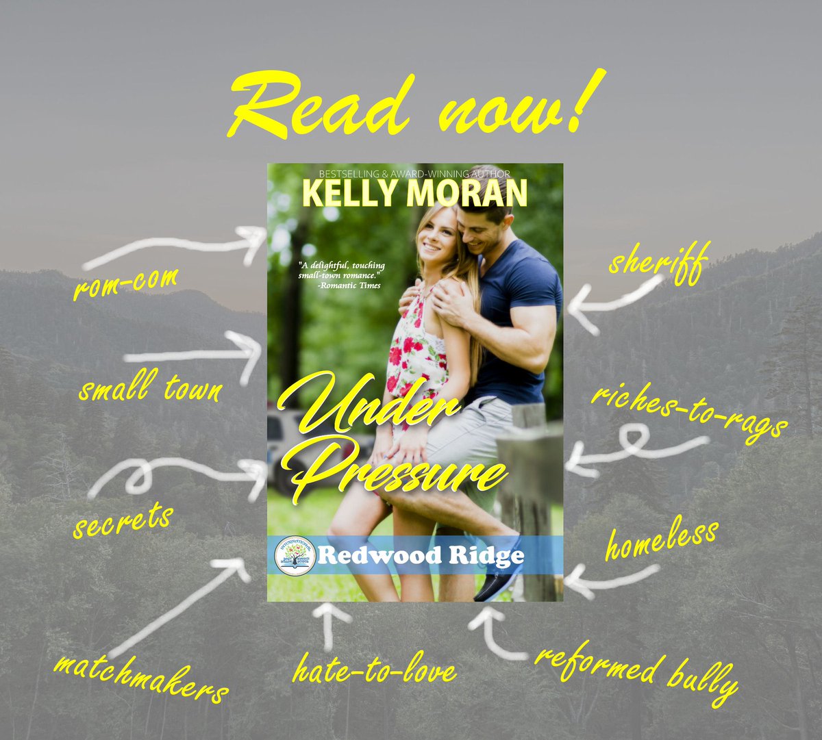 UNDER PRESSURE
<a href="/AuthorKMoran/">Author Kelly Moran 🍀</a>
authorkellymoran.com/under-pressure
<a href="/RedwoodRidge/">RedwoodRidge Romance</a> #BooksWorthReading #Romance