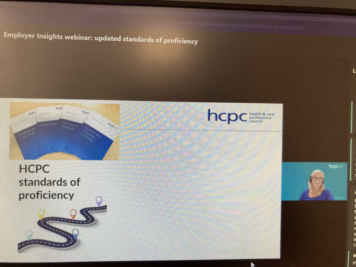 Spending some CPD time updating on the new #HCPCStandardsofProficiency @The_HCPC 
#AHPLeadership