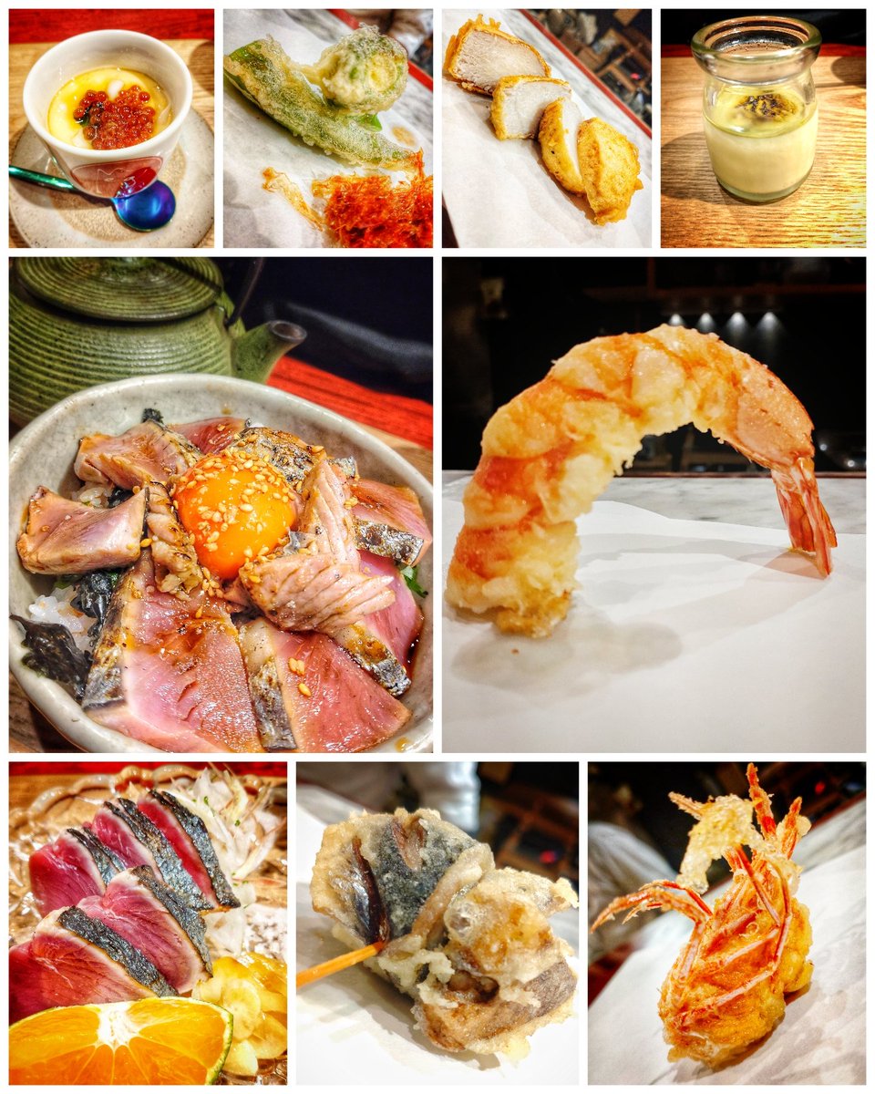 ken_sagayama's tweet photo. 火曜日は恵の日‼️【天ぷら 恵】さん🎵
今夜は気仙沼産・戻り鰹🐟が登場🥰
ごちそうさまでした〜😋
#天ぷら恵 #天ぷら #鰹 #戻り鰹 #気仙沼産 #鰹のたたき #鰹のたたき丼 #足赤海老 #大羽鰯 #松茸 #里芋 #万願寺唐辛子 #茶碗蒸し #Meguプリン #ピスタチオ #vitalab #美味しいのには理由がある https://t.co/5q6W1kFyzM
