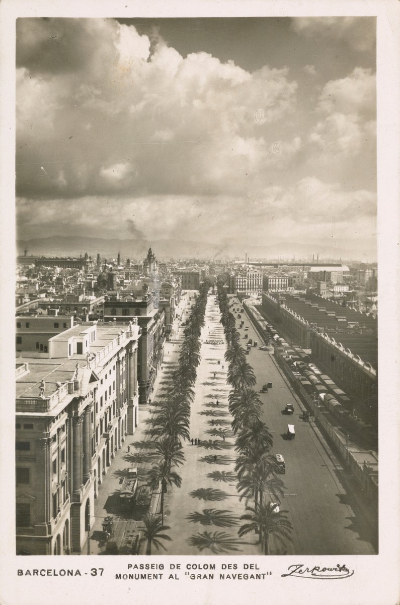 efemarq's tweet photo. Adolf Zerkowitz (1884-1972) fou un fotògraf vienès que el 1914 s'establí a Barcelona on inicià una prolífica carrera pionera en l'ús d'imatges urbanes per a postals. N'arribà a fer més de 25.000, algunes de realment espectaculars, i això n'és un petit recull. Fil 📜 | 📷 SGDAP https://t.co/MiNMPLoOF5
