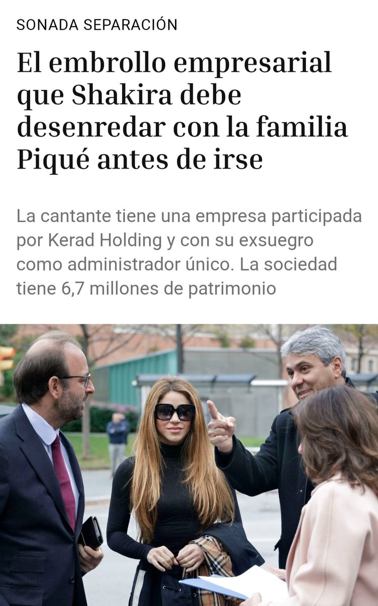MsLiiLyRO's tweet photo. @el_pais Pero porque no dicen que las empresas fantasmas todas están involucrada con la familia Piqué, el padre de Gerard es administrador y son ellos quienes metieron a Shakira en todo esto... aquí va a salir pronto a la luz que los estafadores  son esa familia de @3gerardpique https://t.co/NJm6NlYlxO