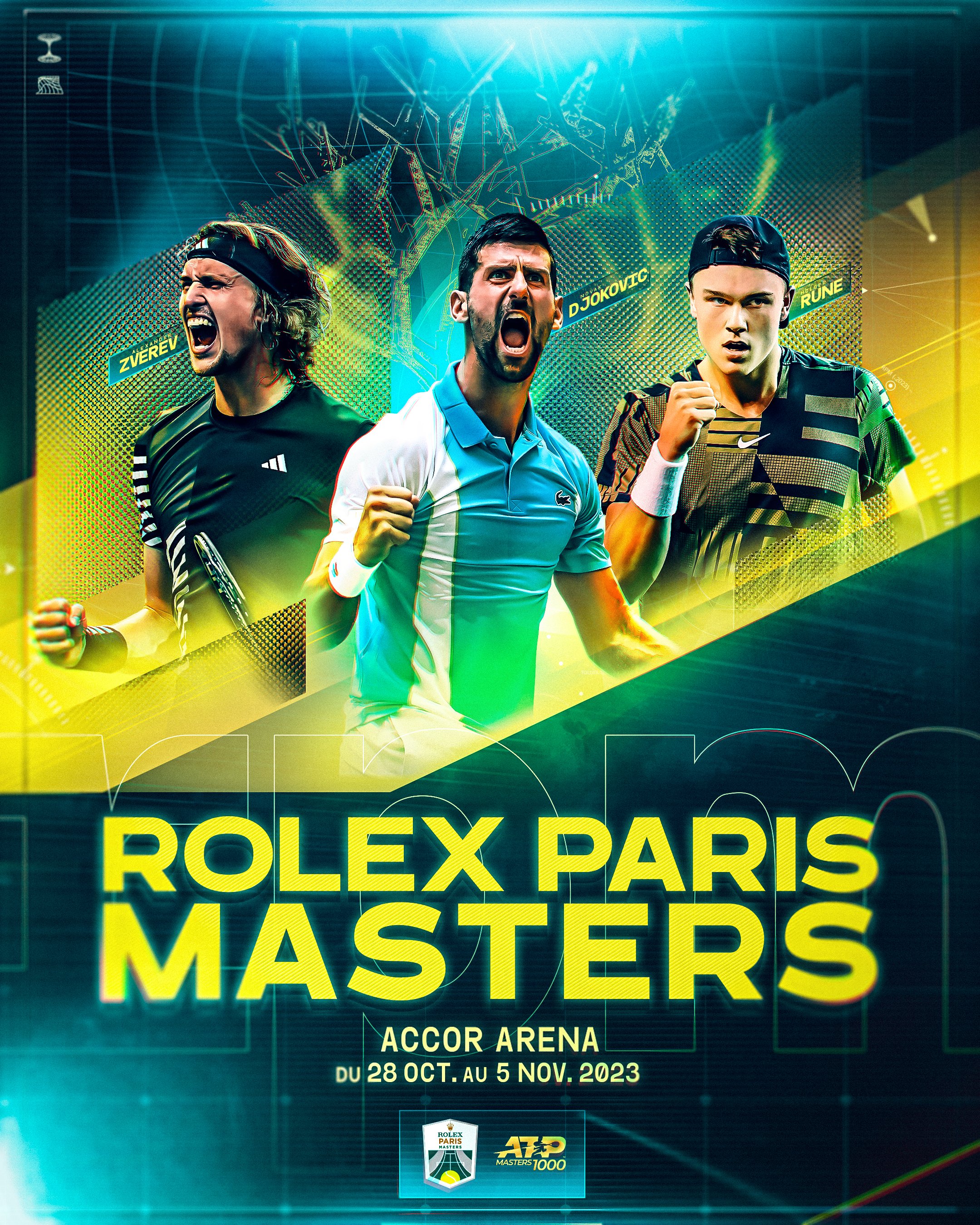 ROLEX PARIS MASTERS on X: "Le tennis entre en scène !🤩 Venez vivre une  expérience unique au cœur de Paris. Réservez vos places pour assister aux  matchs du Rolex Paris Masters dans