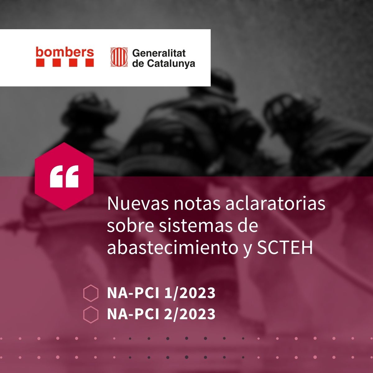 ⭕ En el contexto de la seguridad industrial y la protección contra incendios, el Departamento de Empresa <a href="/empresacat/">Empresa</a> y Trabajo <a href="/treballcat/">Treball</a> de la Generalitat de Catalunya ha publicado dos notas aclaratorias. Breve resumen en un artículo en nuestra web ➡️ news.prefire.es/Notas-Informat…