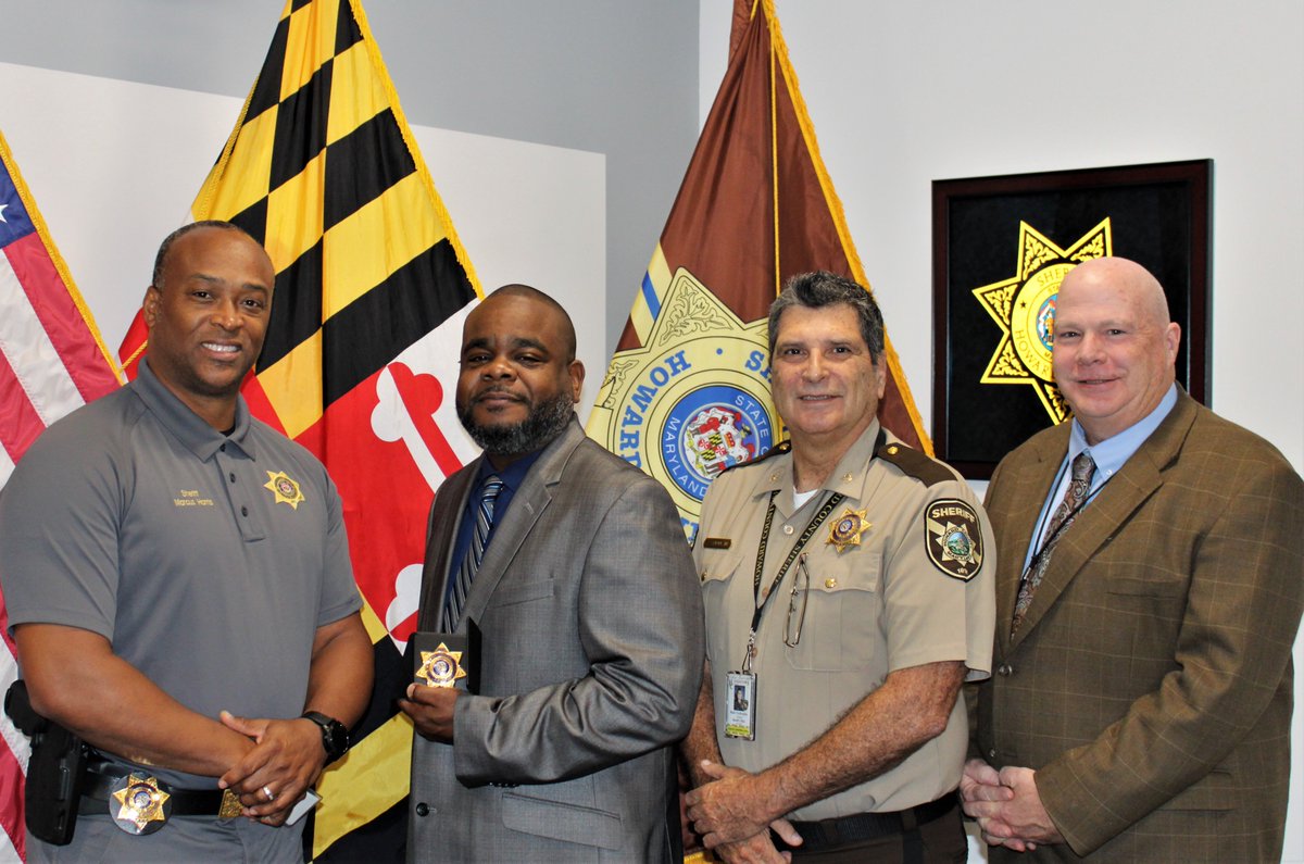HCSOnews's tweet photo. Message from Sheriff Harris:
HCSO employee, Joseph Duckett, joined the Howard County Sheriff’s Office as a Deputy on September 25, 2023. Joseph was officially sworn in this morning (September 26, 2023). https://t.co/VZxO46F95p